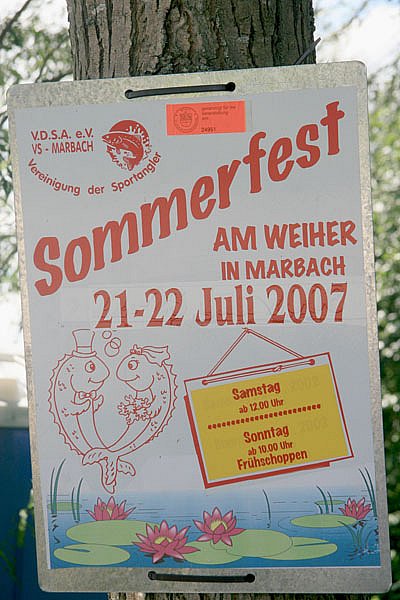 Sportangler Sommerfest Marbach 2007