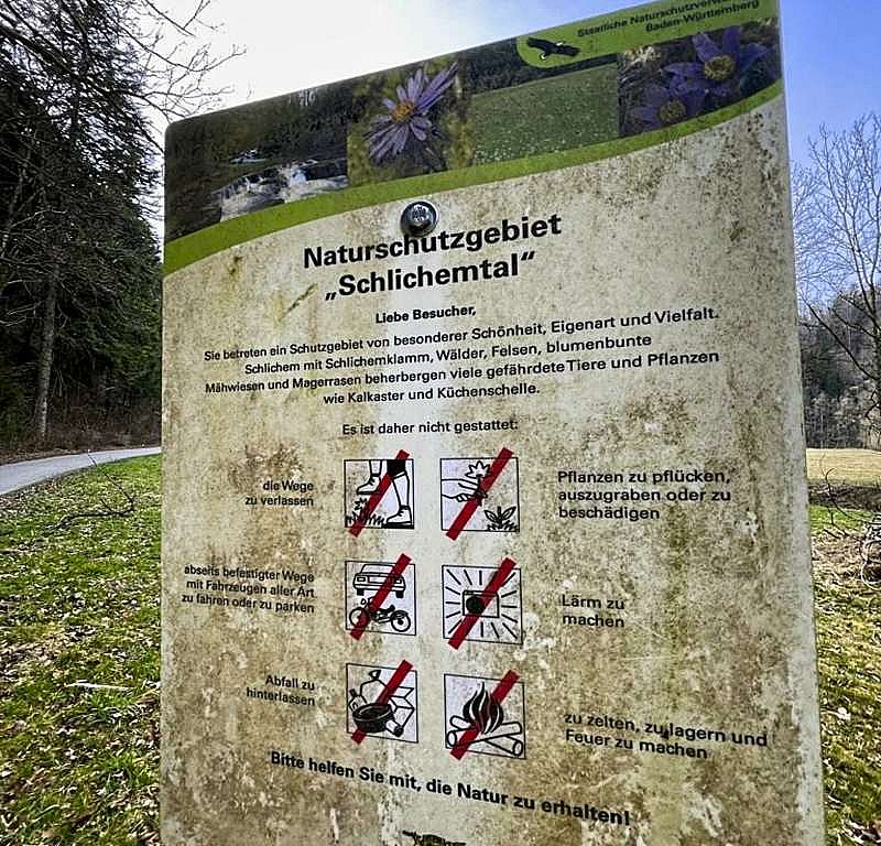 Wanderung Naturschutzgebiet Schlichemtal